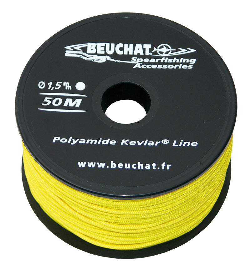 BOBINAS DE HILO KEVLAR Amarillo DIA 1,5mm